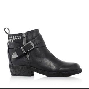 Dolce Vita Joey Studded Moto Buckle Strap Bootie 7